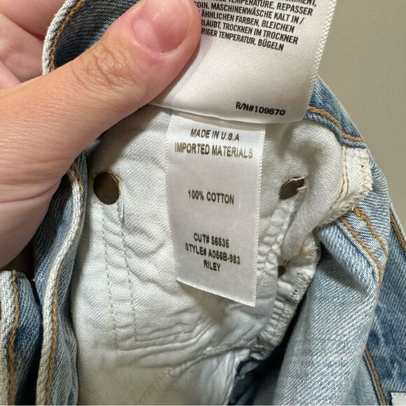 AGOLDE Riley High Rise Straight Crop Jeans sz 25 - Picture 8 of 8